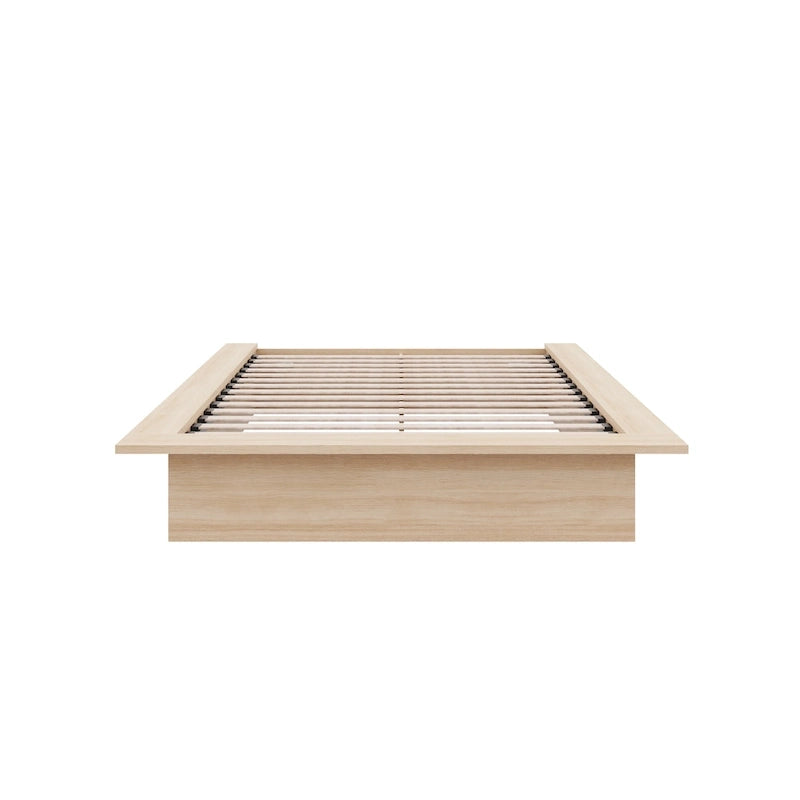 Struttura letto a piattaforma in rovere