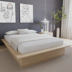 Struttura letto a piattaforma in rovere