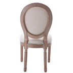 Sedie da pranzo imbottite vintage francesi, set da 2