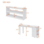 Letto a soppalco full size con scrivania estraibile e 3 cassetti