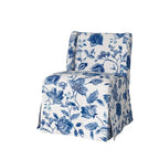 Poltroncina imbottita senza braccioli con fodera lavabile e gambe in legno massello
