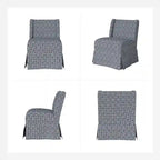 Poltroncina imbottita senza braccioli con fodera lavabile e gambe in legno massello